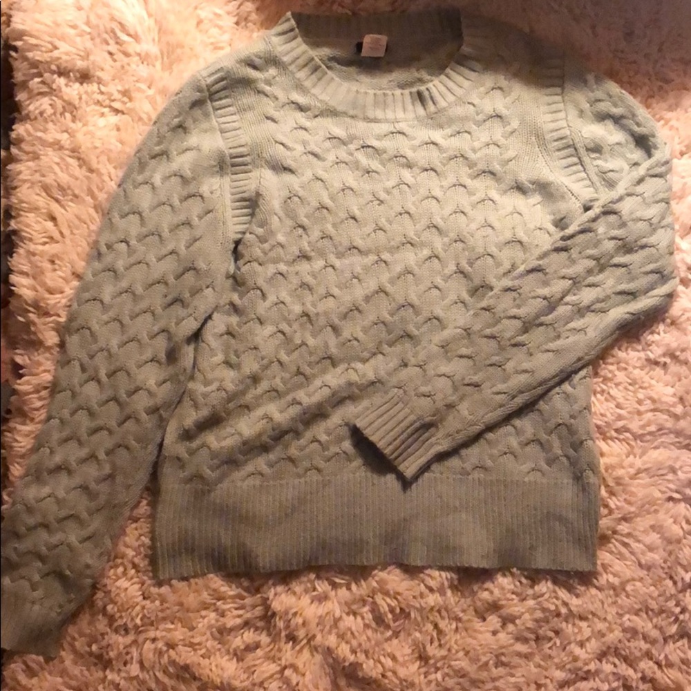 J Crew Light Blue Sweater